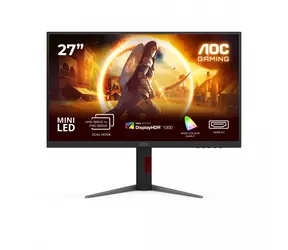 27" AOC Gaming U27G4XM černá / IPS / 3840x2160 / 16:9 / 1ms / 1000:1 / 1200cd-m2 / HDMI + DP / VESA
