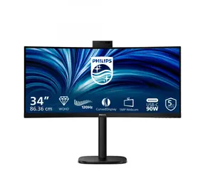 34" PHILIPS 34B2U3600CH/00 / VA / 3440 x 1440 / 21:9 / 4ms / 300cd-m2 / 3500:1 / HDMI+DP+USB-C / VESA / Repro