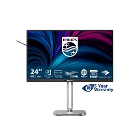 24" PHILIPS 24B2U4301/00 černá / IPS / 1920 x 1080 / 120Hz / 4ms / 300cd / HDMI / DP / USB-C / REPRO / VESA 