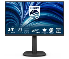 24" PHILIPS 24B2U3301/00 černá / IPS / 1920 x 1080 / 120Hz / 4ms / 300cd / HDMI / DP / USB-C / REPRO / VESA 