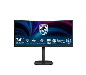 34" PHILIPS 34B2U3600C/00 / VA / 3440 x 1440 / 21:9 / 4ms / 300cd-m2 / 3500:1 / HDMI+DP+USB-C / VESA / Repro
