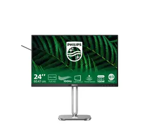 24" PHILIPS 24B2N3200D/00 černá / IPS / 1920 x 1080 / 100Hz / 4ms / 300cd / HDMI / DP / USB-C / VGA / REPRO / VESA 