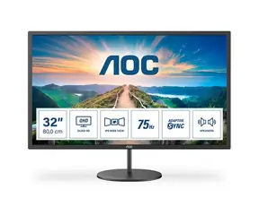 31.5" AOC Q32V4 černá / IPS / 2560x1440 / 16:9 / 4ms / 1000:1 / 250cd-m2 / HDMI + DP / VESA