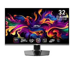 Rozbaleno - 31.5" MSI MPG 321URX QD-OLED černá/3840 x 2160/QD-OLED/16:9 / 0.03ms / 1.5M:1 / 250cd-m2 / HDMI + DP / VESA / rozbaleno