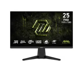 24.5" MSI MAG 255F X24 černá / IPS / FHD / 0.5ms / 1000.1 / 300cd-m2 / HDMI + DP / VESA 