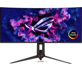 Zánovní - 34" ASUS ROG Swift OLED PG34WCDN černá / Monitor / QD-OLED / 3440 x 1440 / 21:9 / 360 Hz / 0,03 ms / zánovní