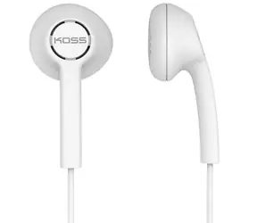 Koss KE5W bílá / sluchátka do uší / 98dB / 3,5 jack / 60 - 20.000 Hz / 1,2 m kabel / bez kódu