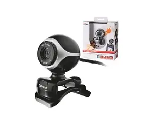 Trust Exis Webcam / Webkamera / černo-stříbrná