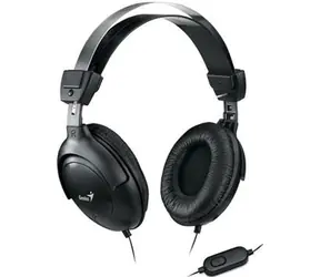 GENIUS headset HS-505X / sluchátka s mikrofonem / Černý