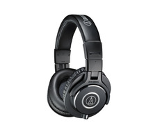 AUDIO-TECHNICA ATH-M40x / Uzavřená sluchátka / 3 m kabel / 3,5 mm jack + 6.3 mm redukce / Černá