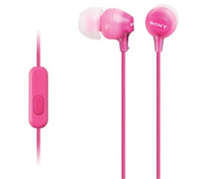SONY MDR-EX15AP Růžová / Sluchátka do uší s mikrofonem