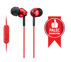 SONY MDR-EX110AP Červená / Sluchátka do uší s mikrofonem