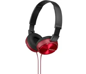 SONY MDR-ZX310 Červená / Sluchátka s páskem / 30mm reproduktory / 98 dB