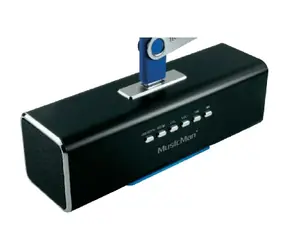 Technaxx MusicMan MA černý / Přenosný reproduktor / 600 mAh / FM radio / USB / microSD až 32GB / 8h