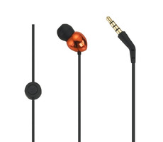 PerfectSound s201 sluchátka oranžová / do uší / s mikrofonem / kov / 18 ohm / 3.5 jack