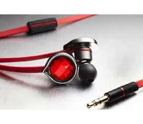 PerfectSound s101 sluchátka / do uší / se SWARKOVSKI ELEMENTS / slitina hliníku a magnezia / 18 ohm / 3,5 jack / červená