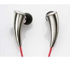 PerfectSound s102 sluchátka / do uší / unikátní tvar / slitina hliníku a magnezia / 18 ohm / 3,5 jack / stříbrná