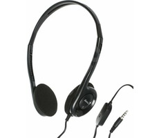 Genius headset - HS-M200C / Sluchátka / Mikrofon / Single jack / Černá