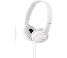 SONY MDR-ZX110AP Uzavřená sluchátka na uši bílá