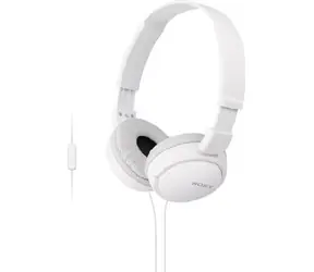 SONY MDR-ZX110AP Uzavřená sluchátka na uši bílá