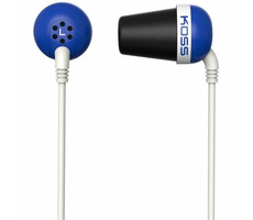 KOSS Plug Color modrá / Špuntové sluchátka / 3.5mm jack / 1.2m / bez kódu