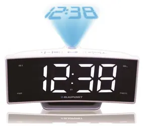 BLAUPUNKT CRP7WH / Rádiobudík / FM PLL / projekční / USB / bílý