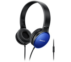 Panasonic RP-HF300ME-A / Sluchátka s mikrofonem / jack 3.5mm / modrá