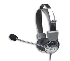 Manhattan Standart stereo headset / černá