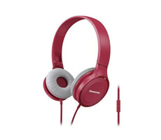 Panasonic RP-HF100ME-P růžová / stereo sluchátka s mikrofonem / jack 3.5 mm / Outdoorová 
