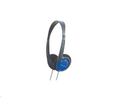 Panasonic RP-HT010E-A modrá / lehká stereo sluchátka / jack 3.5 mm
