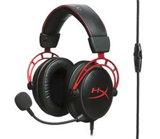 HyperX Cloud Alpha Pro Gaming / černo-červená / herní sluchátka s mikrofonem / 50 mm / 3.5mm Jack / 1.3m 