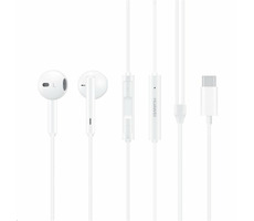 HUAWEI CM33 Original Type-C Stereo headset bílá / sluchátka s mikrofonem / USB-C / 1.1m