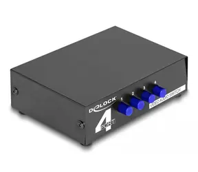 DeLock Audio - Video (cinch) Switch 4-portový / manuální / obousměrný