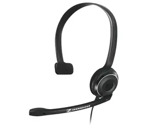 SENNHEISER PC 7 USB černá / headset - jednostranné sluchátko s mikrofonem / USB / 2m / doprodej