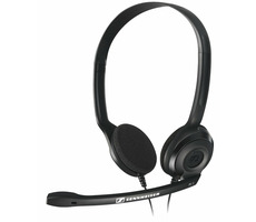 SENNHEISER PC 3 CHAT černá / headset - oboustranná sluchátka s mikrofonem / 2x 3.5mm Jack / 2m 