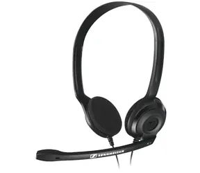 SENNHEISER PC 3 CHAT černá / headset - oboustranná sluchátka s mikrofonem / 2x 3.5mm Jack / 2m 