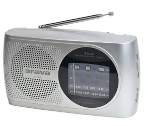 Orava T-120 S / Přenosný rádio přijímač / FM / AM / SW / 2 x 10 W / 