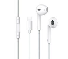 USAMS EP-24 In-Ear sluchátka s mikrofónem bílá / Lightinig