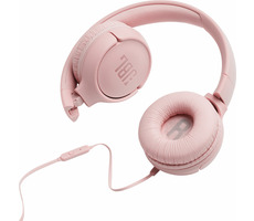 JBL TUNE 500 růžová / sluchátka na hlavu / mikrofon / Siri a Google Now