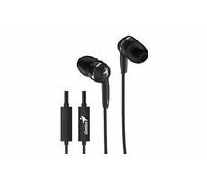 GENIUS sluchátka HS-M320 černá / s mikrofonem / 4pin 3.5mm jack