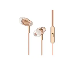 GENIUS sluchátka HS-M360 zlatá / s mikrofonem / 4pin 3.5mm jack