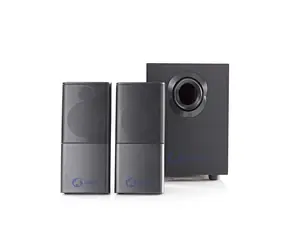 NEDIS GSPR10021BK - Herní Reproduktory Černá / 2.1 / Napájení USB / Jack 3.5 mm / RMS 11 W