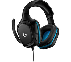 Logitech G432 7.1 černá / Herní sluchátka s mikrofonem / pro PC & Mac & PS4 & Xbox One & Nintendo Switch / kabel 2m