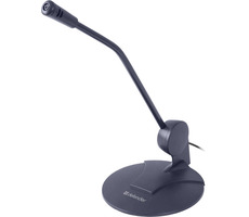 Defender MIC-117 / stolní mikrofon / kondenzátorový / 3.5mm jack / černá