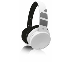 Aligator AH02 bílá / Bluetooth sluchátka / FM / SD karta / AUX