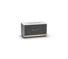 Marshall Stanmore II bílá / Bluetooth reproduktor / 80W / subwoofer / vstup na 3.5 mm jack / RCA 