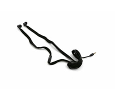 PLATINET FH2112-BK Shoelace černá / sluchátka s mikrofonem / 10 mm reproduktory / 3.5 mm Jack