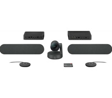 Logitech RALLY PLUS system / konferenční kamera + 2x stolní mikrofon + 2x reproduktor + rozbočovač