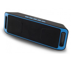 Esperanza EP126KB FOLK černo-modrá / Bluetooth reproduktor / 2x3W / 5V / 800mAh / BT 4.1 / FM radio / microSD