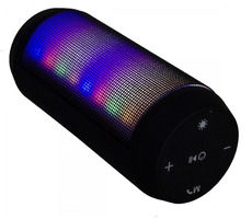 Esperanza EP133K FADO černá / Bluetooth reproduktor / 5W / 5V / 800mAh / LED / BT 3.0 / FM radio / AUX / USB / microSD